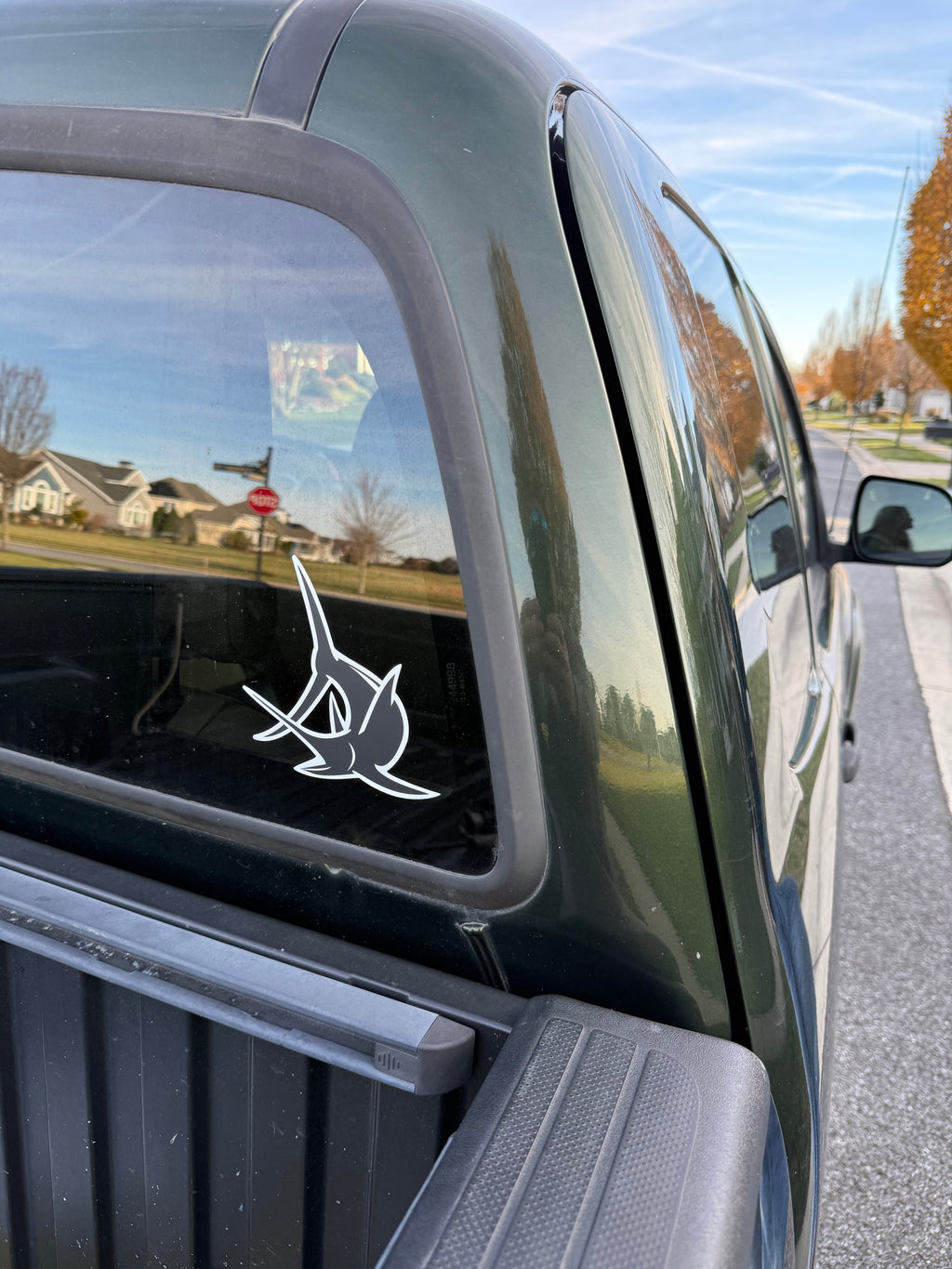 MM fish car decal