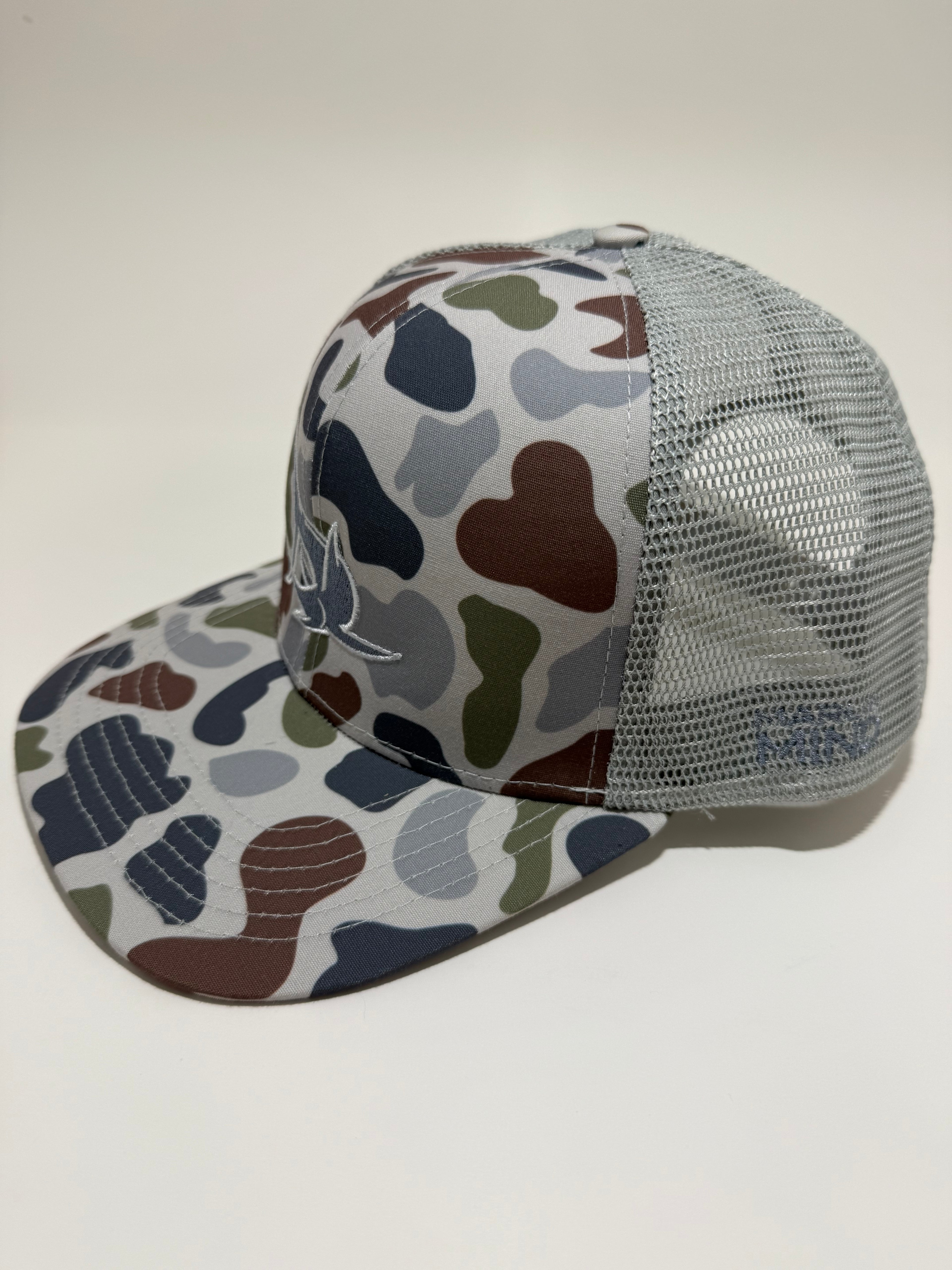 MM fish logo trucker
