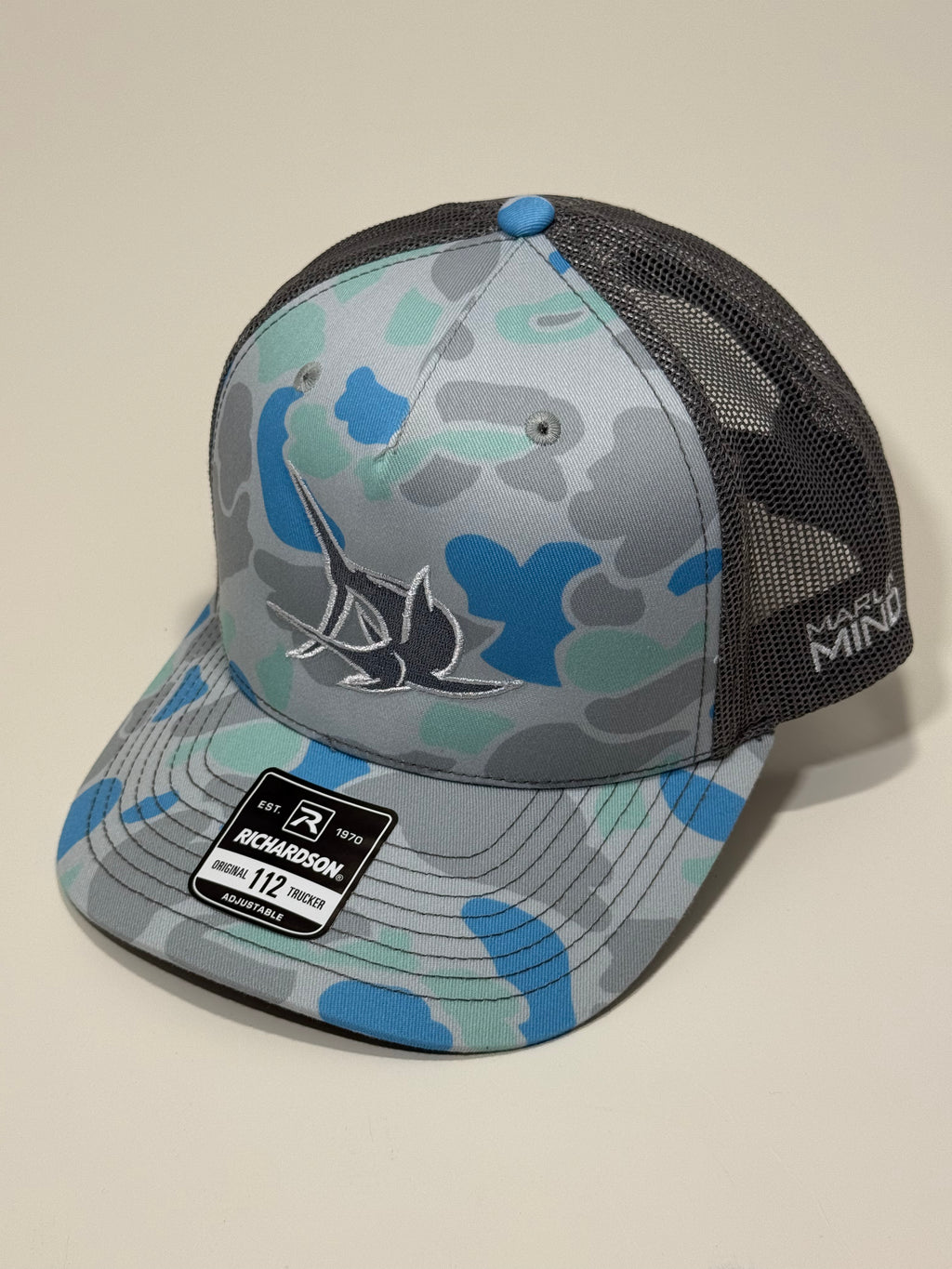 MM Saltwater Camo Fish logo