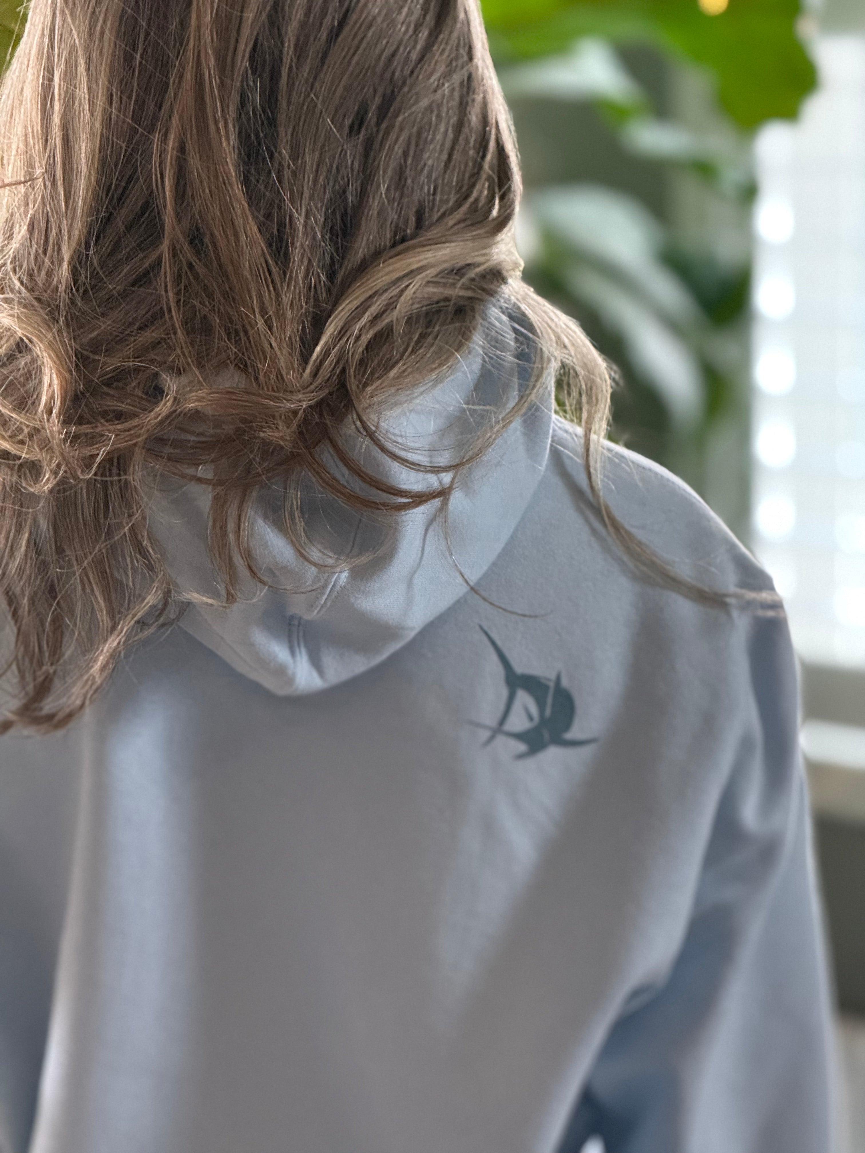 MM Fleece Hoodie-Ice Blue