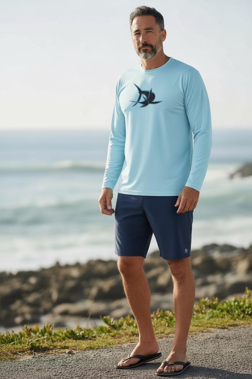 UPF Ice Blue Performance Shirt